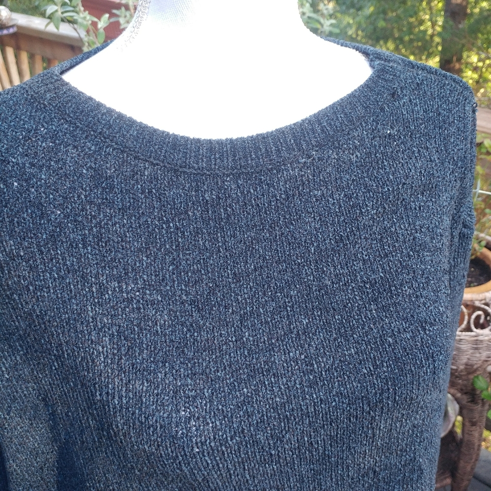 💕Ellen Tracy teal blue sweater - Picture 4 of 7